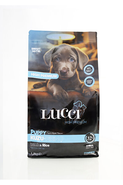 lucci Kuzu Etli Yavru Köpek Maması 2,5Kg - Yüksek Protein, Düşük Tahıl - %32 ...