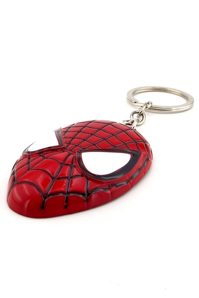 Solfera Spiderman Spiderman Comic Book Red Metal Keychain Kc364