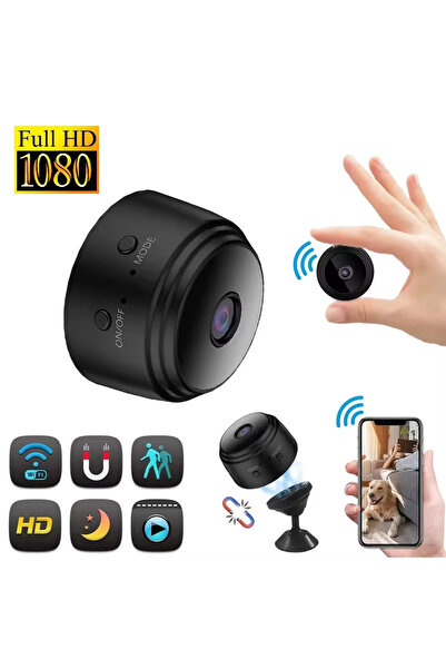 tap10 Mini Boyut 1080P Full HD Mini – Kablosuz WiFi Destekli Uzaktan izlenebilir IP Kamera