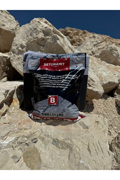 BETONAMİT Kaya Kırıcı Toz, Beton Kırıcı Toz Define Ve Hazine Taş Kırma 5 kg