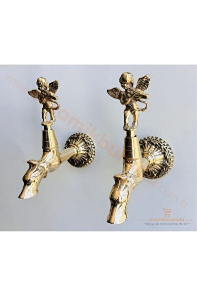 LPD Sb Double Angel Ottoman Faucet Yellow 1/2