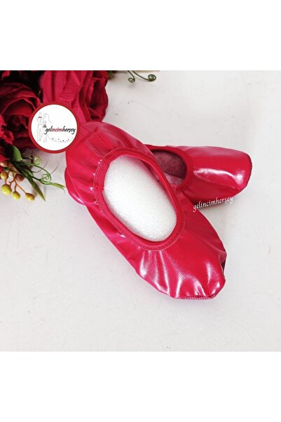 Gelincimherşey Червени детски танцови обувки Pisi Pisi