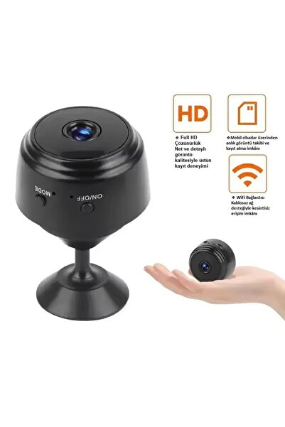 tap10 Mini Wifi Gizlenebilir Kamera - Yüksek Çözünürlüklü, WiFi Destekli Ultr...