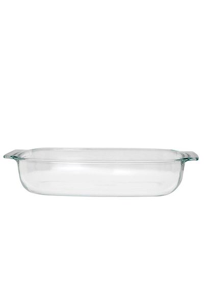 Alsaif Gallery Saif Gallery Glass Oven Tray, 2.9 L, Rectangular - Clear