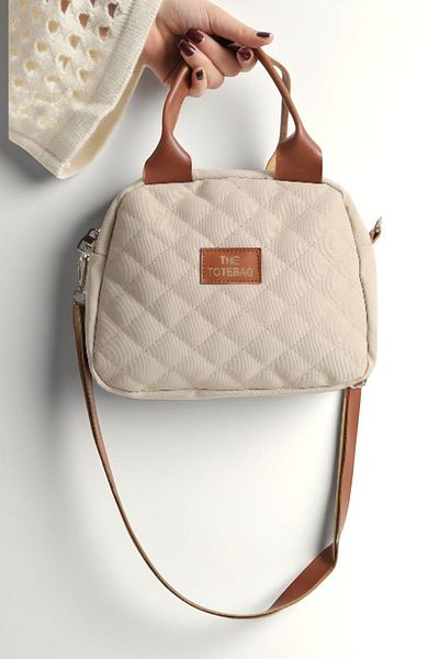 MAMIN Quilted Hand and Shoulder Bag