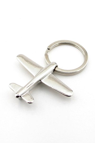 Solfera Airplane Airman Stewardess Pilot Minimalit Design Metal Keychain Kc330