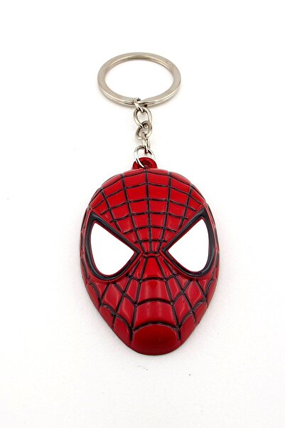 Solfera Spiderman Spiderman Comic Book Red Metal Keychain Kc364