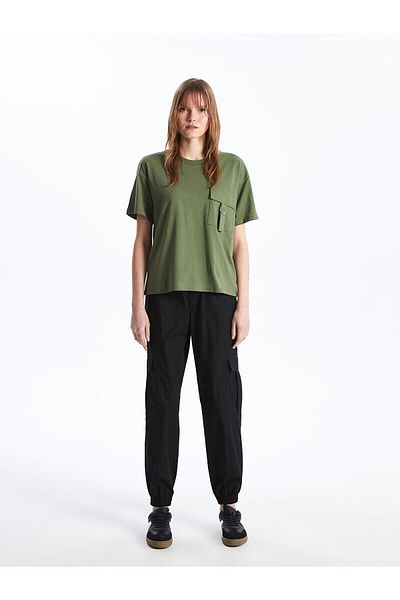 LC Waikiki Women's Elastic Waist Straight Jogger Pants
