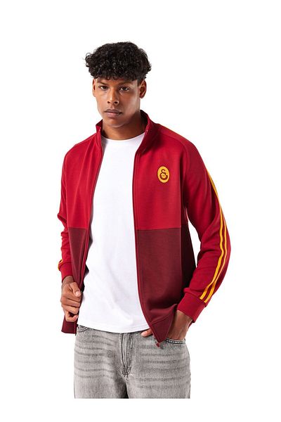Galatasaray Original Licensed Stand Collar Zippered Sports Jacket