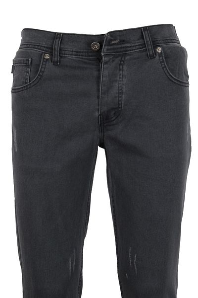 Modarar Pantaloni de blugi gri pentru bărbați Lycra slim fit RAR01333