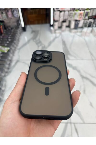 Bilişim Aksesuar iPhone 15 Pro Max Magsafe Uyumlu Kılıf Kamera Lens Korumalı ...