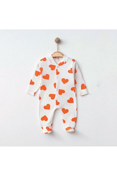 Nayinom Heart Printed Girl Jumpsuit