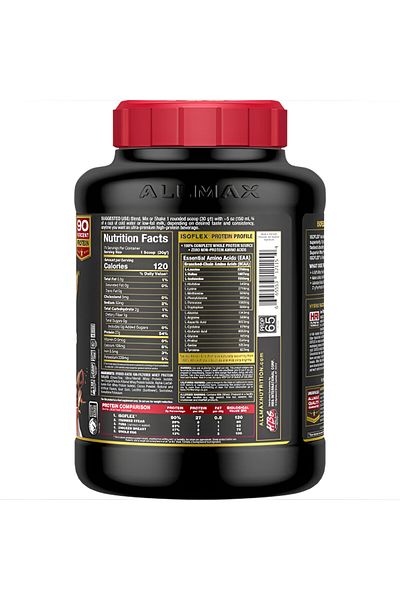 ALLMAX Nutrition Isoflex Whey Protein Isolate, 5 lbs, Chocolate, 75 Servings