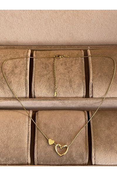 Rupen Kraft 316 L Surgical Steel H Letter Steel Necklace Stainless No Tarnish