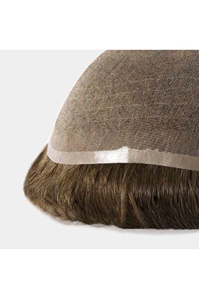 Protez Saç %100 Gerçek Saç Premium Protez Saç Siyah 7x9 İsveç Tülü Full Dante...