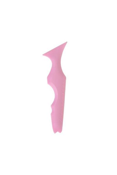 OEM Multifunctional 5-in-1 silicone template for eye, face, eyebrow, lip makeup, Pink