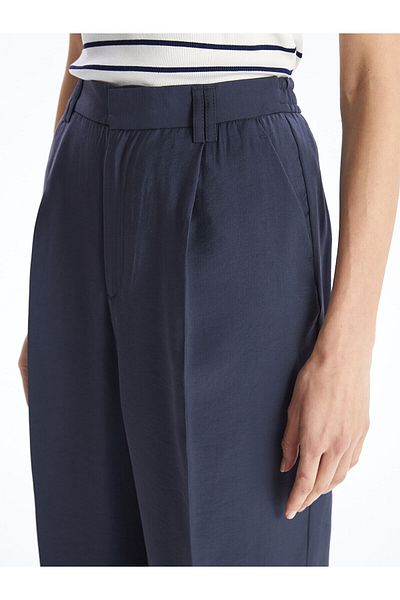 LC Waikiki   Comfortable Fit Women's Trousers with Elastic Waist
