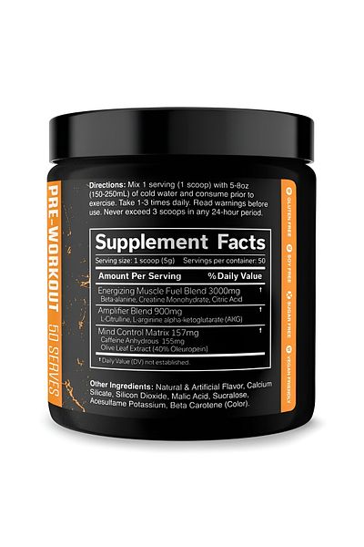 JNX Sports The Curse, Pre Workout, 250g, Orange Mango, 50 Servings