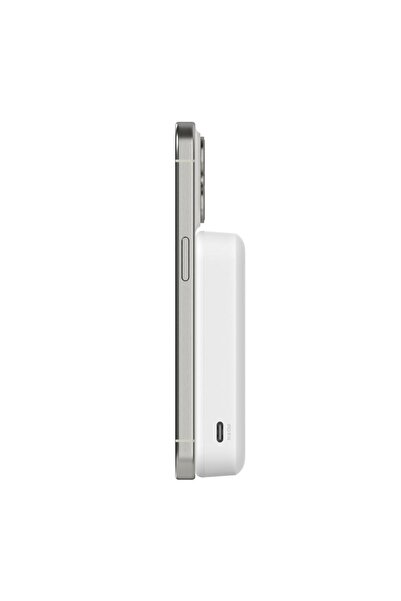 Belkin Εξωτερική μπαταρία Belkin BPD008btWH BoostCharge Pro, Qi2, 10000 mAh, MagSafe, με βάση (Λευκό)
