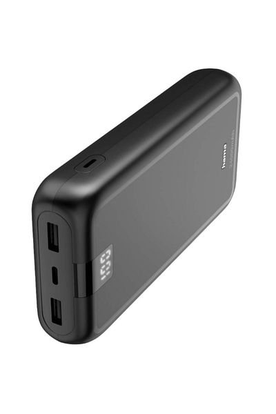 Hama External battery Hama Performance 24, 24000mAh, USB-C, 2x USB-A (Grey)