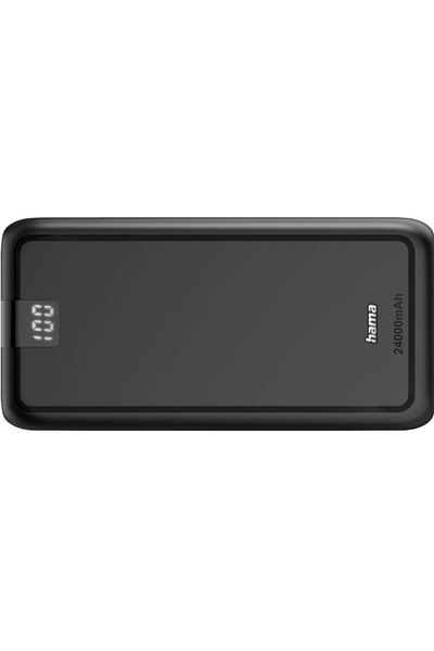 Hama External battery Hama Performance 24, 24000mAh, USB-C, 2x USB-A (Grey)
