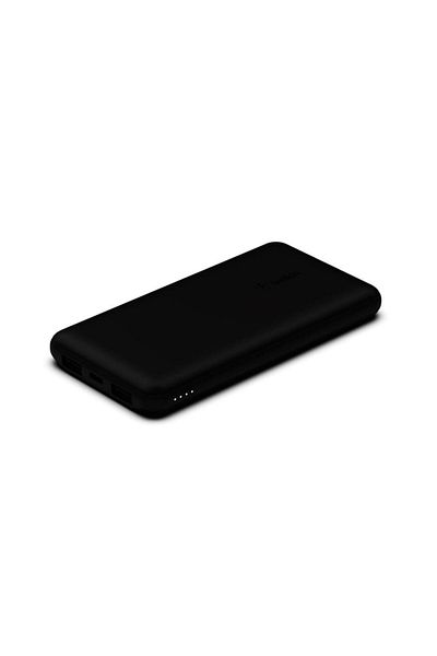 Belkin Baterie externa Belkin, 10000 mAh, Type-C/USB, 15W, Cablu 15 cm, Negru