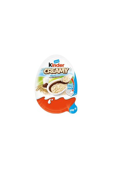 Kinder Creamy Milky Crunchy 19 g, Crema de Ciocolata Crocanta