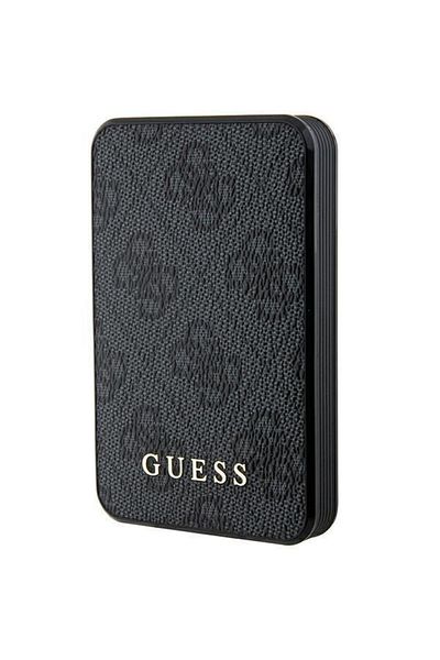 Guess Guess external battery, 5000mAh, 15W, 1xUSB, 1xUSB-C, 1xMicroUSB, Battery indicator (Black)