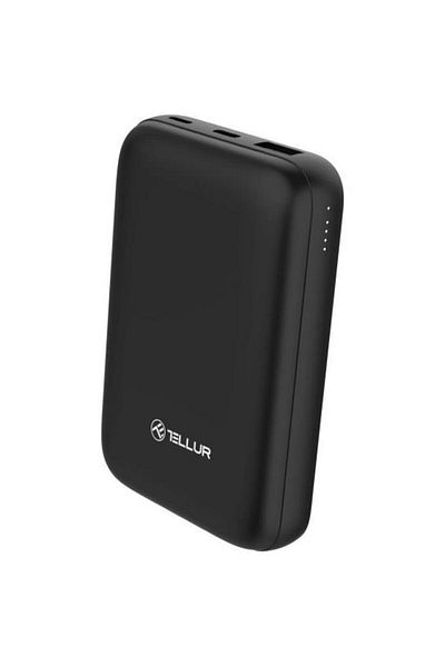 TELLUR Tellur Compact Pro WPD101 External Battery, 10000mAh, Wireless, QC 3.0 22.5W, PD20W, Qi 15W