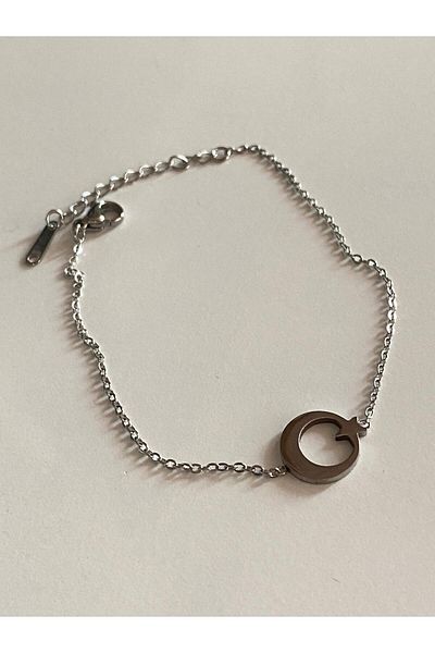 bijoux uniques Steel Silver Moon&Star Bracelet