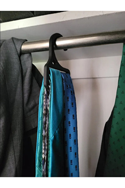 Rapithwin 8 Umerașe pentru cravate în interiorul dulapului, Organizator, Organizator, Umeraș (opțiune de culoare alb-negru)