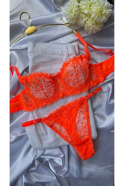 DUALANCE Set sutien cu model floral, fără căptușeală