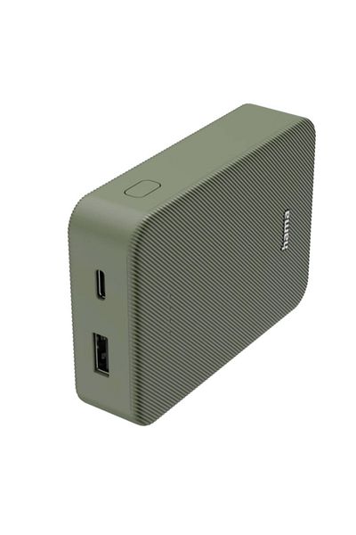 Hama External battery Hama 201713, Color 10, 10000 mAh, USB-C/USB-A (Green)