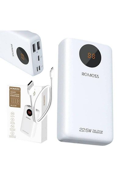 Romoss Romoss external battery, 10000mAh, 22.5W, 2xUSB, 1xUSB-C, 1xMicroUSB, 1xLightning