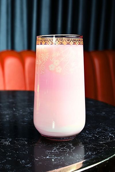 ODTA Bronze Patterned Soft Drink Glass Highball 480Cc Glass Set of 6