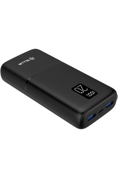 TELLUR External battery Tellur Boost Pro PD202, 20000mAh, 2xQC3.0 22.5W + PD 20W, LCD display (Black)