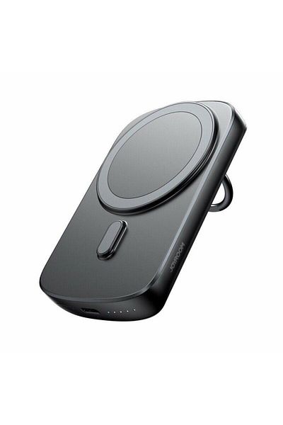 Joyroom Joyroom Ring holder external battery, 6000mAh, 15/20W - Wired/Wireless, 1xUSB-C PD (Black)