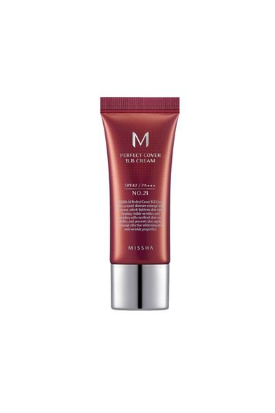 Missha High Coverage BB Cream, SPF42/PA+++ (20 ml, No. 21), Missha, 20 ml