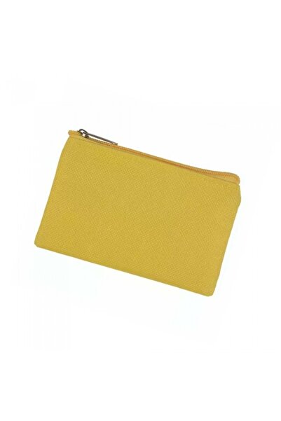 dalimag Penar cu fermoar, geanta cosmetice, galben, 21x11 cm