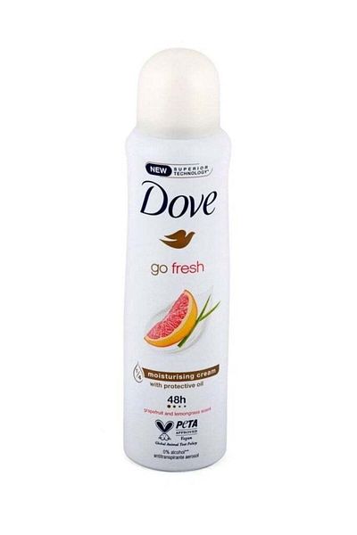 Dove Go Fresh Grapefruit And Lemongrass Scent Antiperspirant - 150 ml
