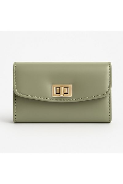 zetus Soft Textured Green Women's Wallet