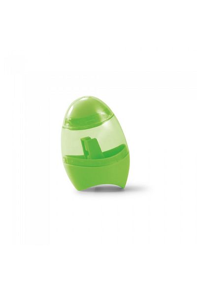dalimag Ascutitoare creioane, 2 in 1, guma de sters, rezervor transparent, 41 x 60 x 23 mm, verde