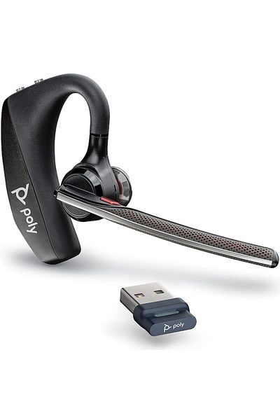 Plantronics Bluetooth Headset Poly Voyager 5200 UC, Dongle BT700