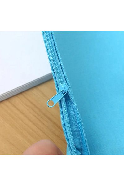 dalimag Penar cu fermoar, geanta cosmetice, albastru, 21x11 cm