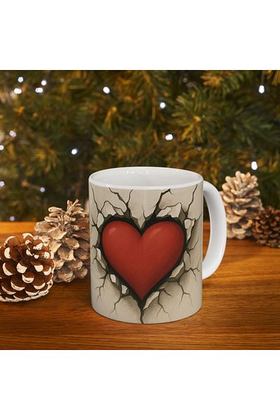 sıradışıhediyem Beloved Mug Cup Love Mug Cup Gift for Lover 3 D Looking Mug