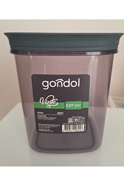 Gondol erzak kabı 0,87 litre