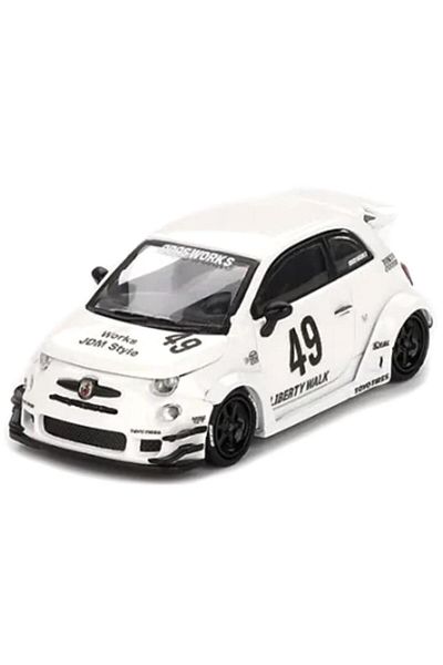 mini gt 809 Fiat 595 Abarth Lb-Works X Abas Works 1/64 Model Car