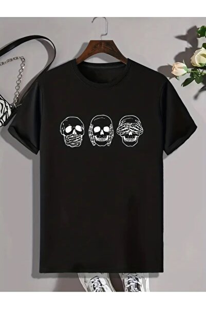 PERISENSE Unisex Γυναικεία/Ανδρικά μπλουζάκια με κοντό μανίκι με στάμπα από β...