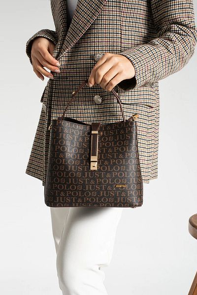 POLO CLUB Just Polo Women's Long Cross Strap 3 Compartment Shoulder & Hand Bag