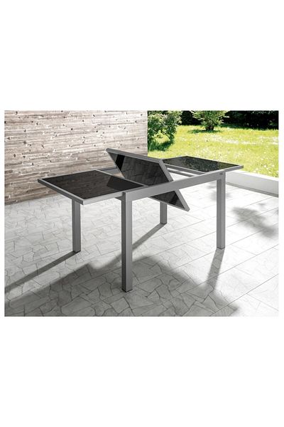 Livarno home Garden table LIVARNO home 'Houston', extendable, gray